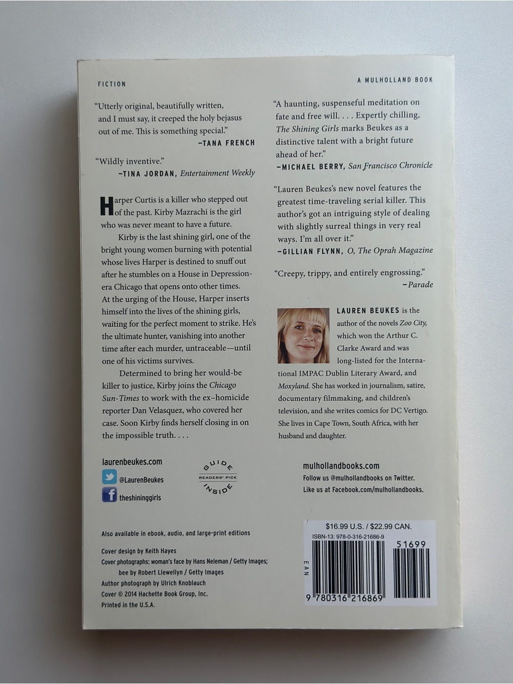 The Shining Girls By Lauren Beukes | Fiction, Sci-Fi Thriller | Paperback Book - Picture 2 of 7